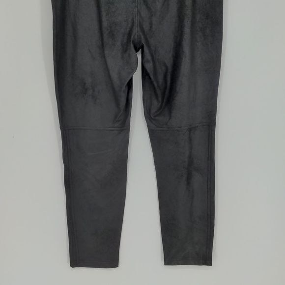 Free People Women's Midnight Vegan Suede Skinny Pants Size Large Pull On Legging - Picture 11 of 15